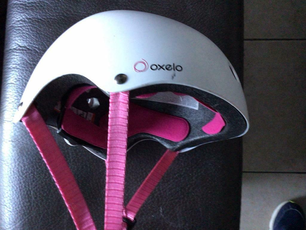 Casque de vélo casque de skate oxelo play 3 blanc play, Enlèvement ou Envoi, Comme neuf