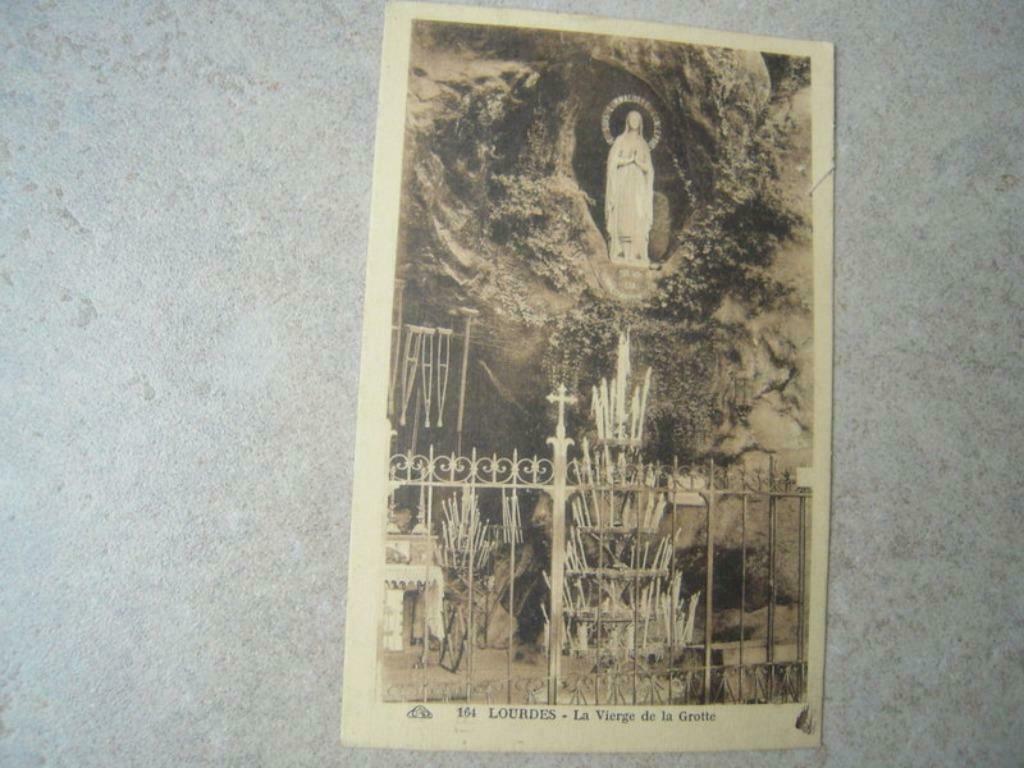 Carte postale, Carte postale Lourdes 1940, Collections, Enlèvement ou Envoi, 1920 à 1940, Affranchie, France