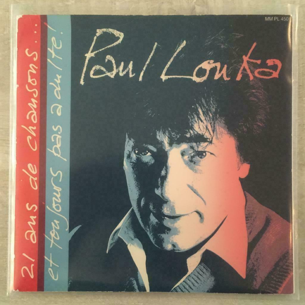 7" Paul Louka - Vas-Y Paulo ! (MIDI-MINUIT 1984) VG+, Envoi, 7 pouces, Pop, Single