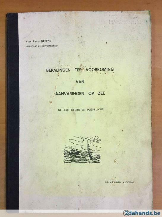 Bepalingen ter voorkoming van aanvaringen op zee, , Auteur:, Envoi, Utilisé