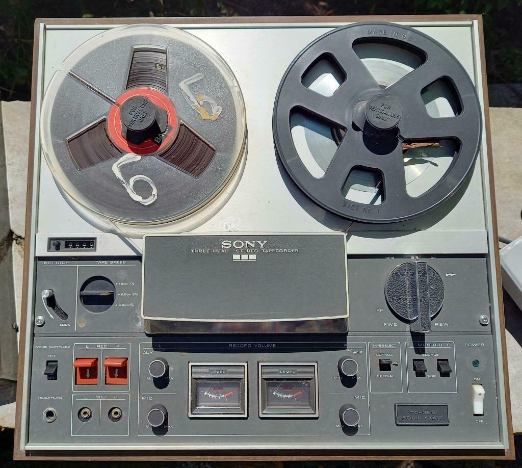Magnétophone à bandes SONY TC-366, TV, Hi-fi & Vidéo, Enlèvement ou Envoi, Magnétophone
