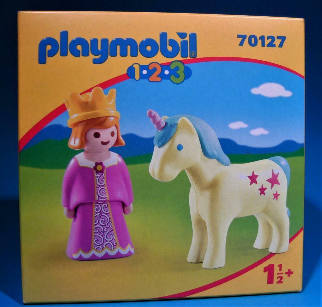 PLAYMOBIL 1.2.3. - Prinses met éénhoorn -, Kinderen en Baby's, Speelgoed | Playmobil, Nieuw, Complete set, Ophalen of Verzenden