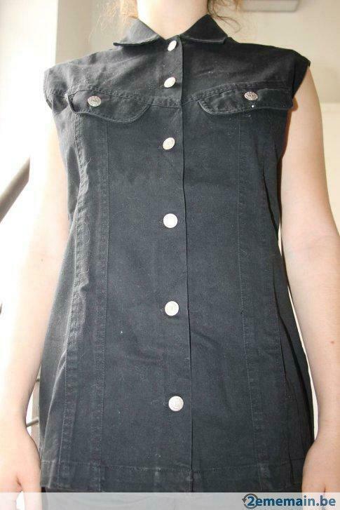 chemise veste noire jeans h&m taille 40, Gedragen, Maat 38/40 (M), Zwart