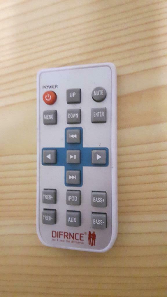afstandsbediening DIFRNCE, TV, Hi-fi & Vidéo, Lecteurs Mp3 | Accessoires | Apple iPod, Enlèvement ou Envoi, Comme neuf