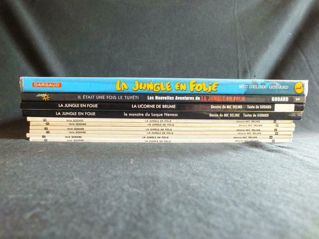 JUNGLE EN FOLIE (14 ALBUMS / 11 E.O).   EDITIONS ROSSEL,, Livres, BD, Utilisé, Série complète ou Série, Enlèvement ou Envoi