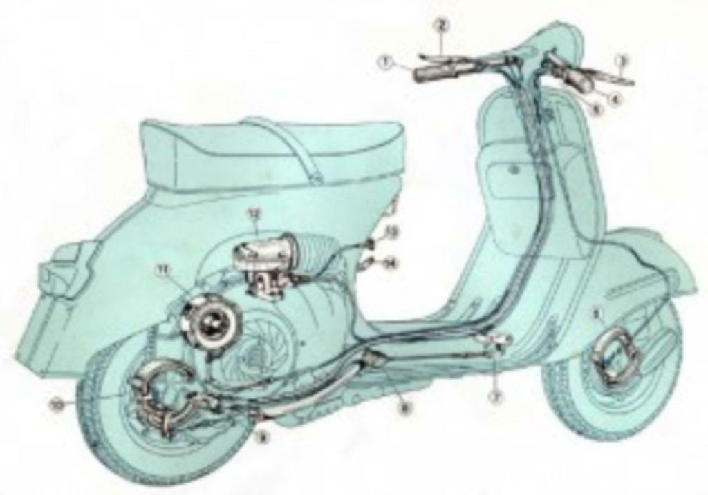 vespa werk boek dvd 1959 tot .. vespa 50 90 125 150 180 200, Fietsen en Brommers, Scooters | Vespa, Ophalen of Verzenden
