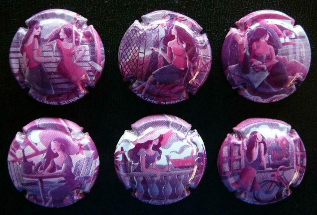 Complete set 6 cava capsules Jaume Serra 2, Verzamelen, Ophalen, Spanje