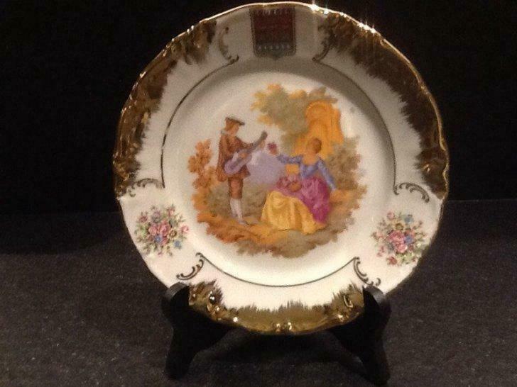 Wintering porselein  decoratiebord fragonard, Antiquités & Art, Antiquités | Porcelaine, Enlèvement ou Envoi