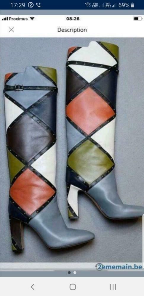 Bottes multicolores, Ophalen