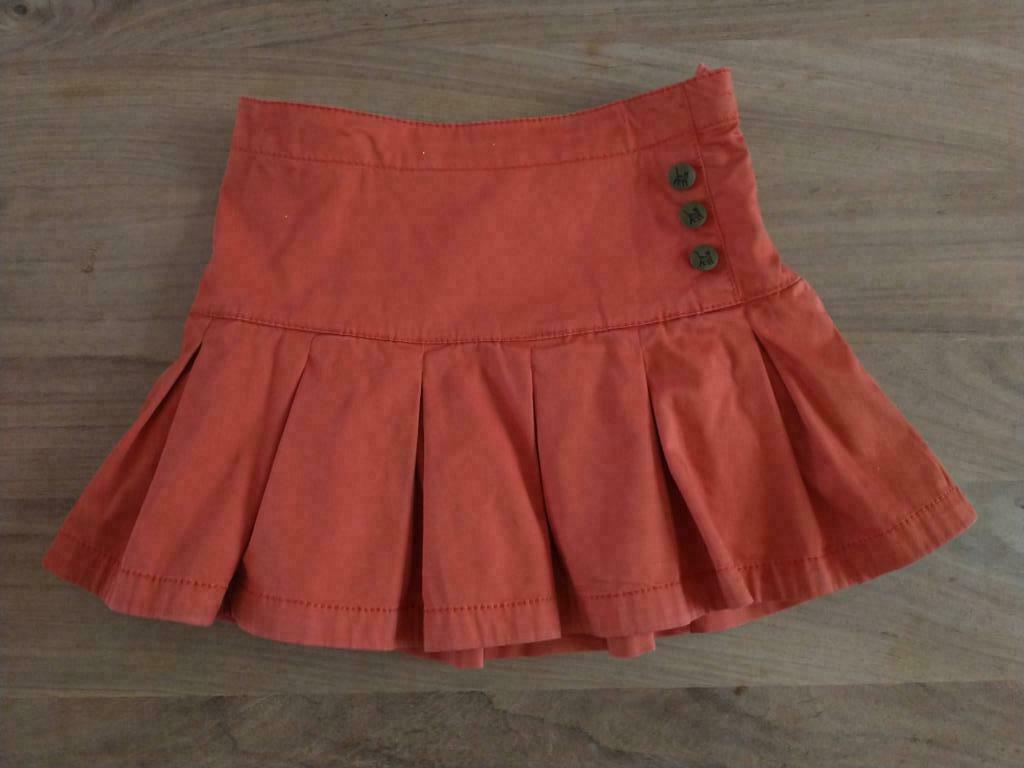 Oranje plooirokje - JBC - maat 128, Robe ou Jupe, Enlèvement ou Envoi, JBC, Utilisé