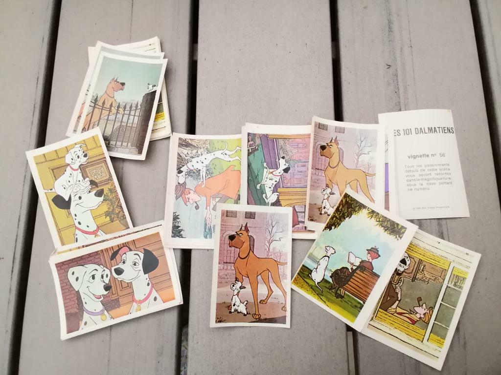 Images 101 Dalmatiens vintage, Collections, Enlèvement ou Envoi, Utilisé, Image ou Affiche