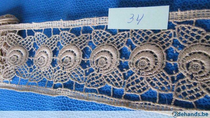 lint sierboord boordlint ruban kant lot 34 a187, Hobby en Vrije tijd, Naaien en Fournituren, Ophalen of Verzenden, Nieuw