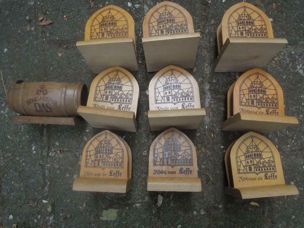 verzameling biervilthouder Abbaye de Leffe Abdij van Leffe, Verzamelen, Ophalen of Verzenden, Gebruikt, Overige typen, Leffe