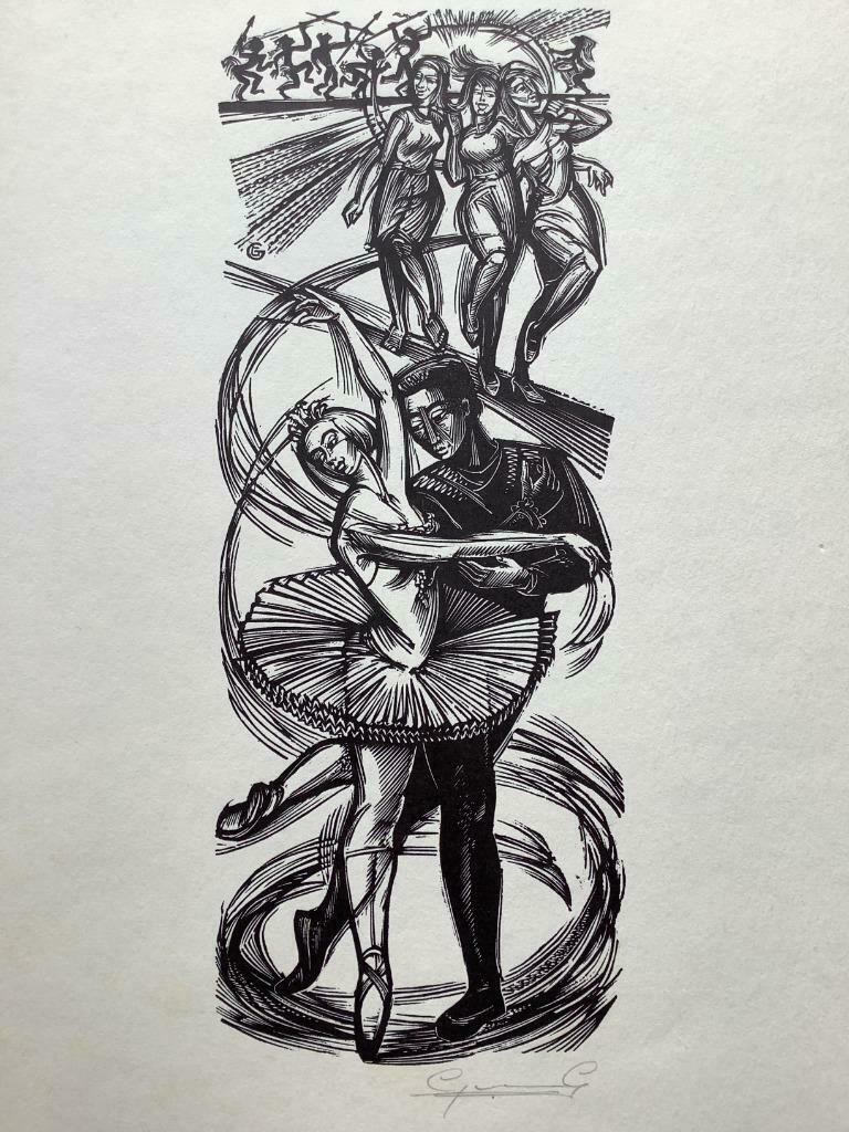 houtsnede Gerard Gaudaen (1927-2003), Ophalen of Verzenden