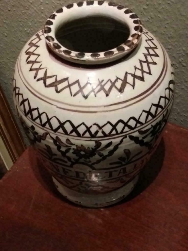 Antieke apothekers pot - Benedicta Lax, Antiek en Kunst, Ophalen