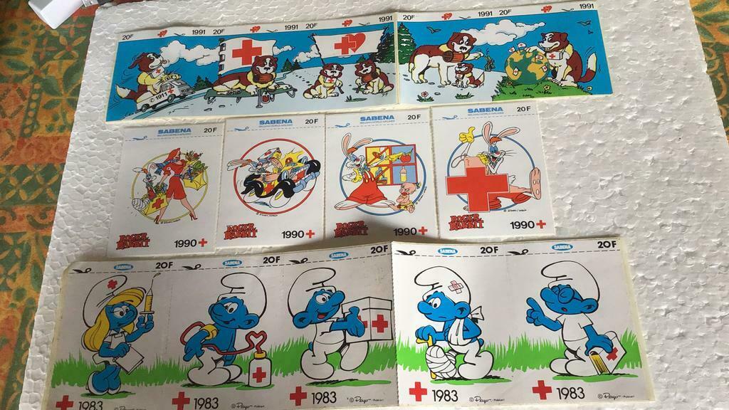 Rode kruis stickers (w6,1), Verzamelen, Ophalen of Verzenden, Zo goed als nieuw, Bedrijf of Vereniging