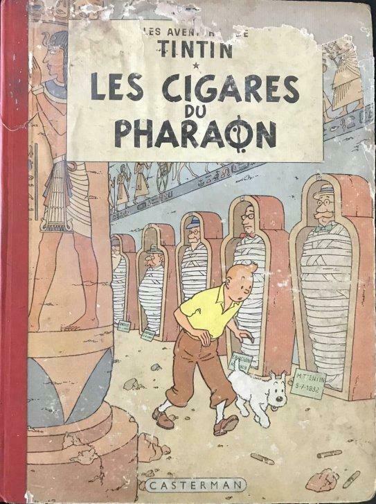 Tintin "Les Cigares du Pharaon" Casterman 1960 - B29, Livres, Utilisé