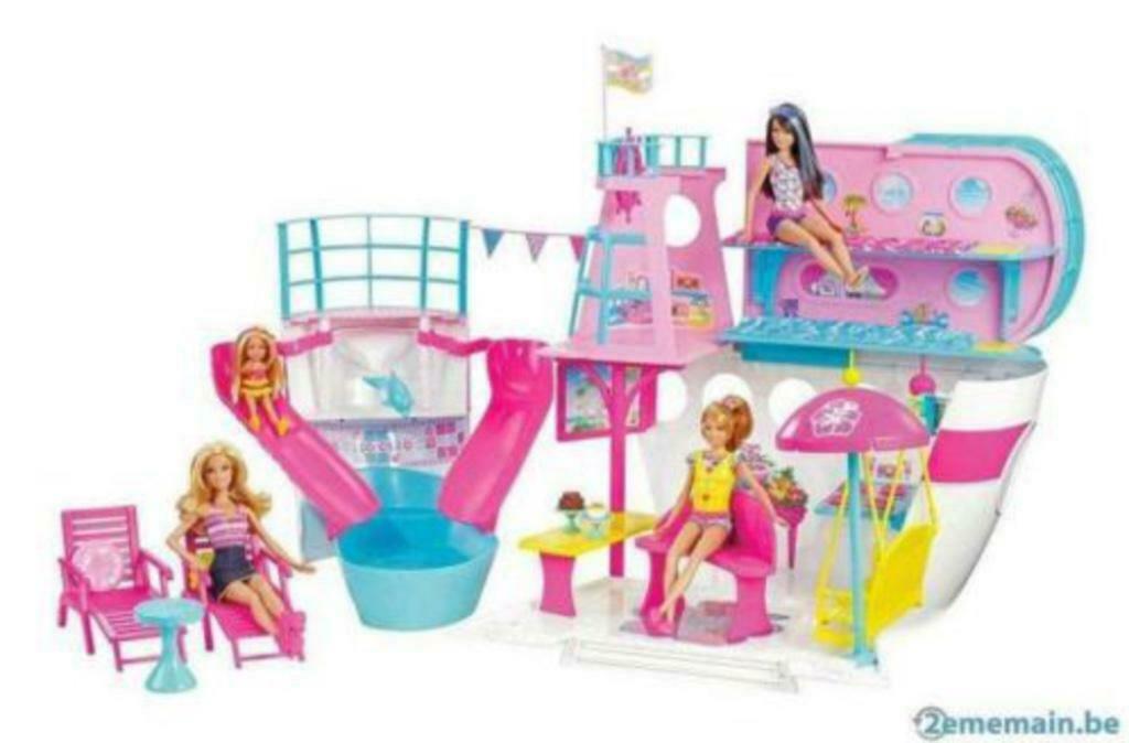 BARBIE bâteau de croisière, Enfants & Bébés, Jouets | Poupées, Enlèvement, Barbie