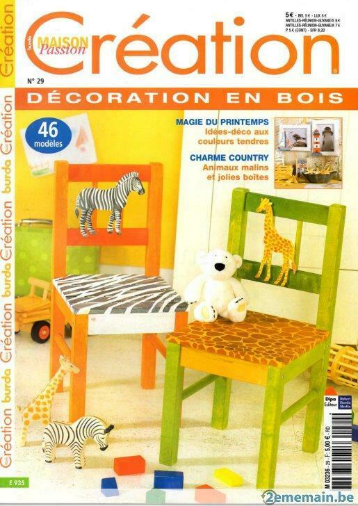tijdschrift Burda Maison Passion Creation 29: houten decorat, Ophalen of Verzenden, Nieuw