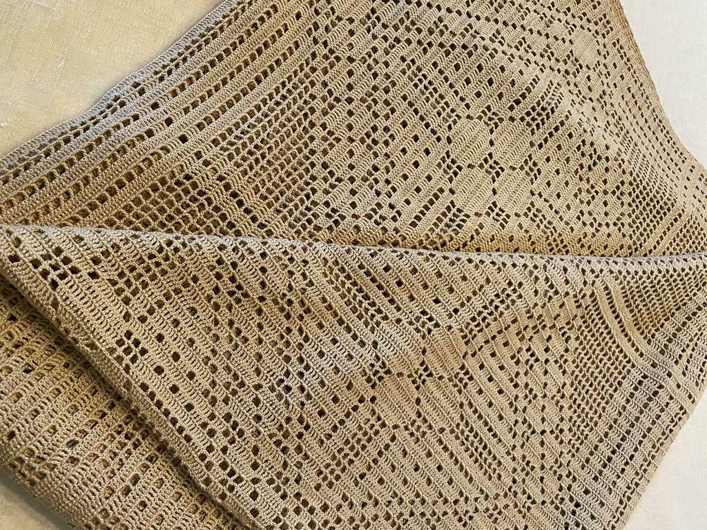 Gehaakt handwerk kan dienen voor tafel en bedsprei., Enlèvement ou Envoi, Neuf