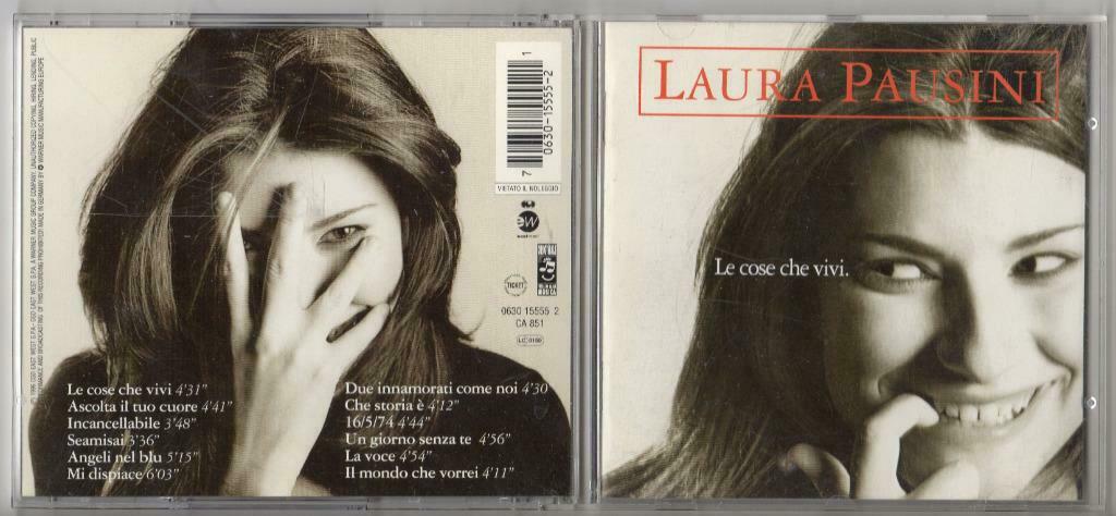 CD 108_Laura Pausini_le cose che vivi_706301555521, Enlèvement ou Envoi, 1980 à 2000