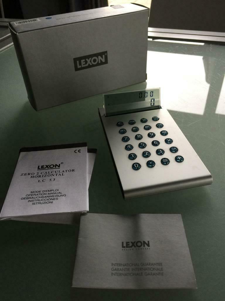 Lot de 2 calculatrices Lexon LC53 Zero 2 Vertical, Ophalen of Verzenden, Nieuw in verpakking, Overige typen