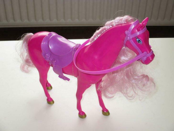 Paars speelgoedpaard, Ophalen of Verzenden, Gebruikt