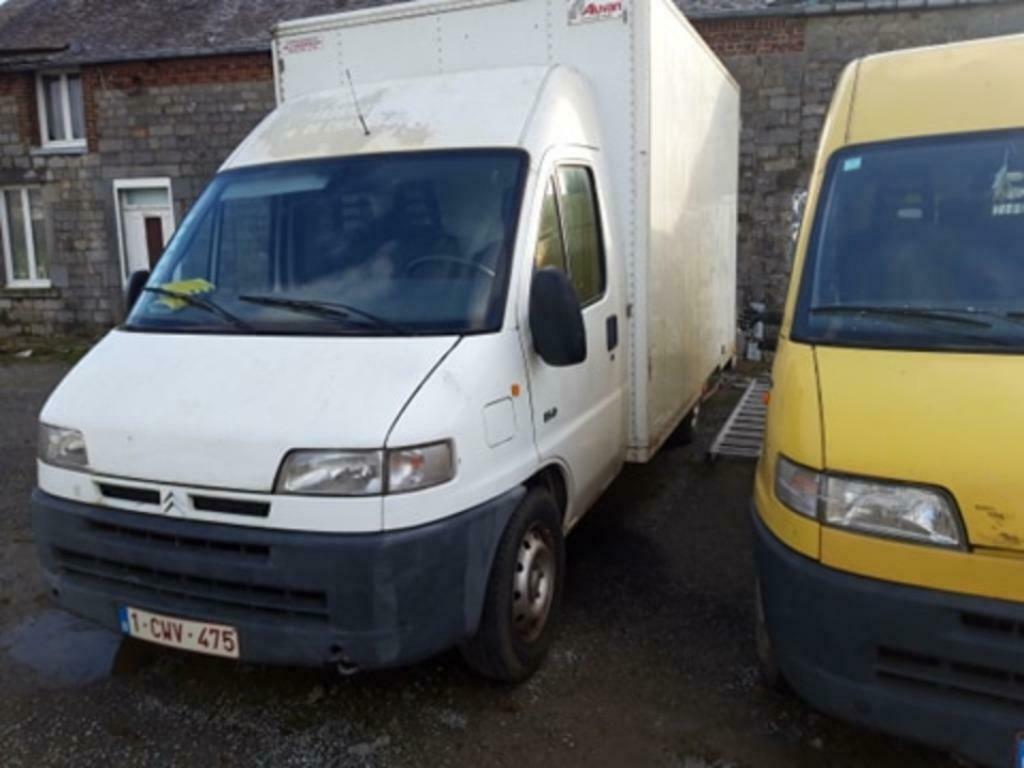 citroen jumper caisse alu, Auto's, Citroën, 2500 cc, 4 deurs, Jumper, Wit