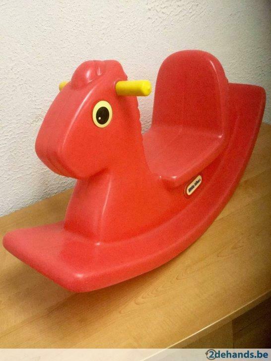 Heel leuk pvc schommelpaard. Merk: Little Tikes., Kinderen en Baby's, Speelgoed | Educatief en Creatief, Ophalen, Gebruikt