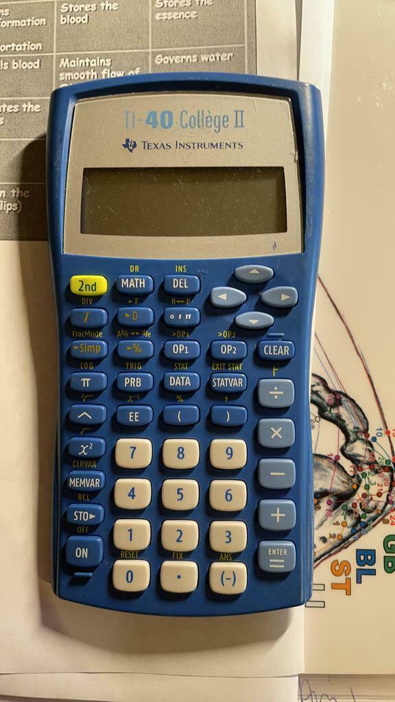 Texas Instruments TI40 college II, Diversen, Schoolbenodigdheden, Ophalen of Verzenden, Zo goed als nieuw