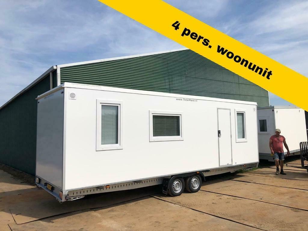 Woon unit woonunits diverse  huur compleet op wielen huren, Zakelijke goederen, Machines en Bouw | Keten en Containers, Ophalen
