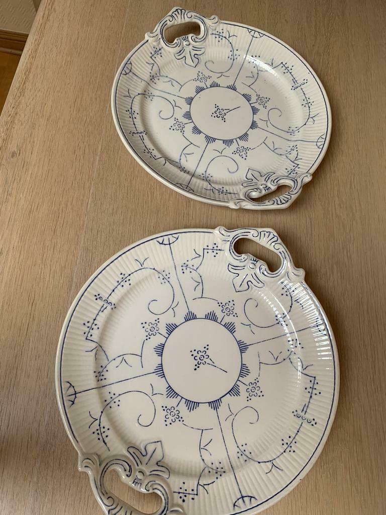 Ronde dienschotel met handvaatjes, Boch/ Saks, Ophalen of Verzenden