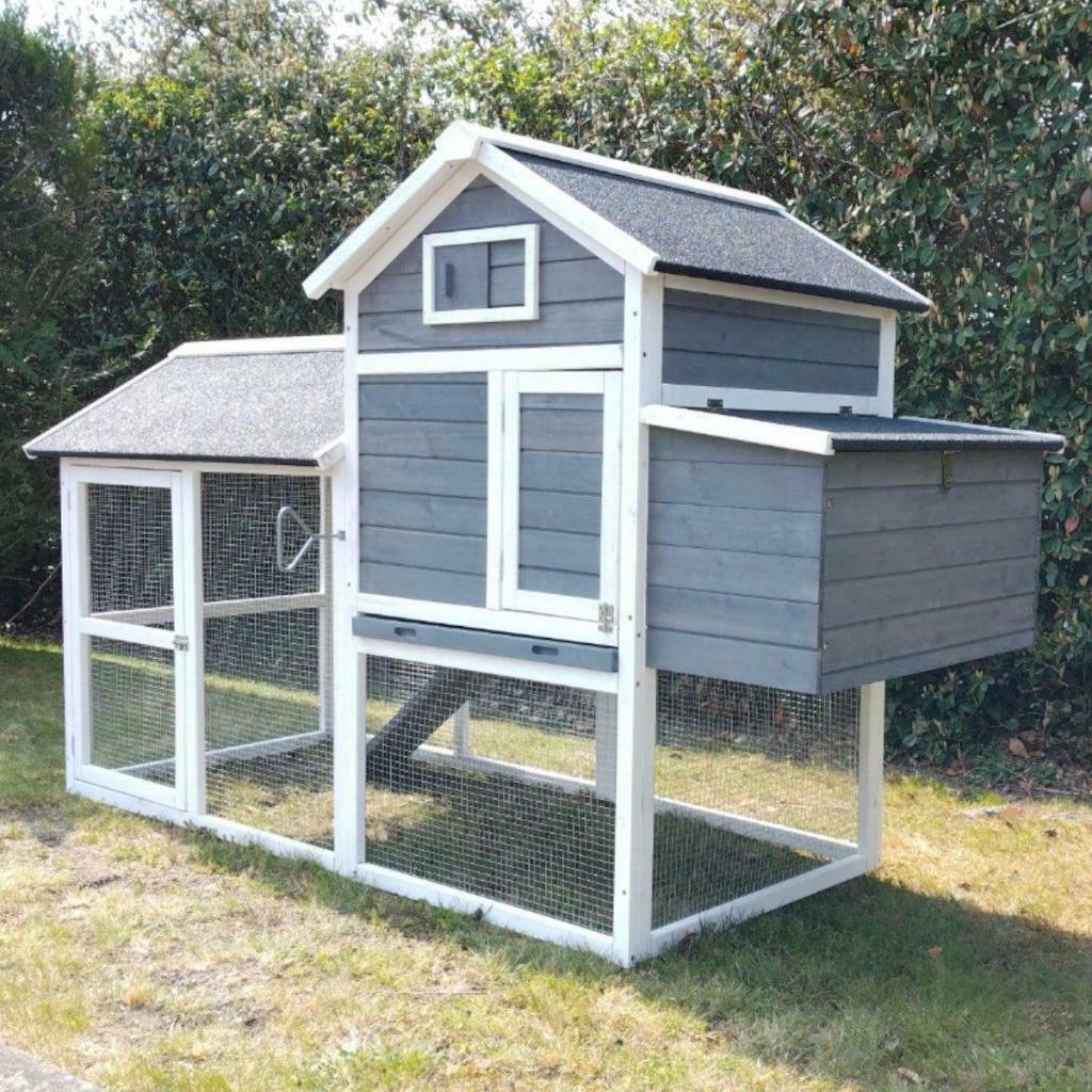 Poulailler XXL abri 6 poules pondoirs abri coq enclos XXL, Envoi, Neuf, Poulailler