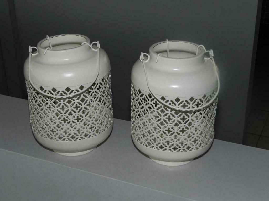 Kandelaars kaarslampen, Ophalen of Verzenden, Nieuw, Crème