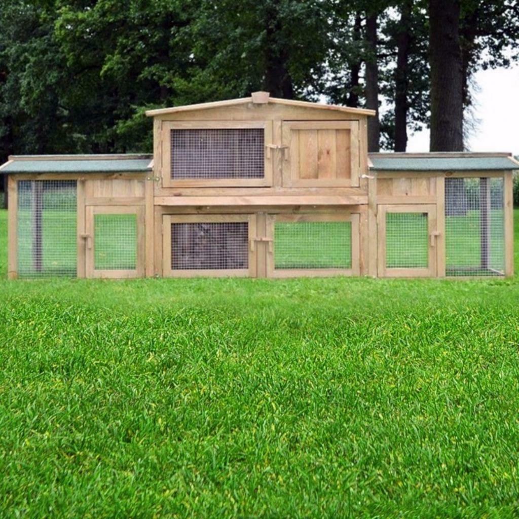 Poulailler abri poule clapier lapin enclos rongeur parc XXL, Envoi, Neuf, Poulailler