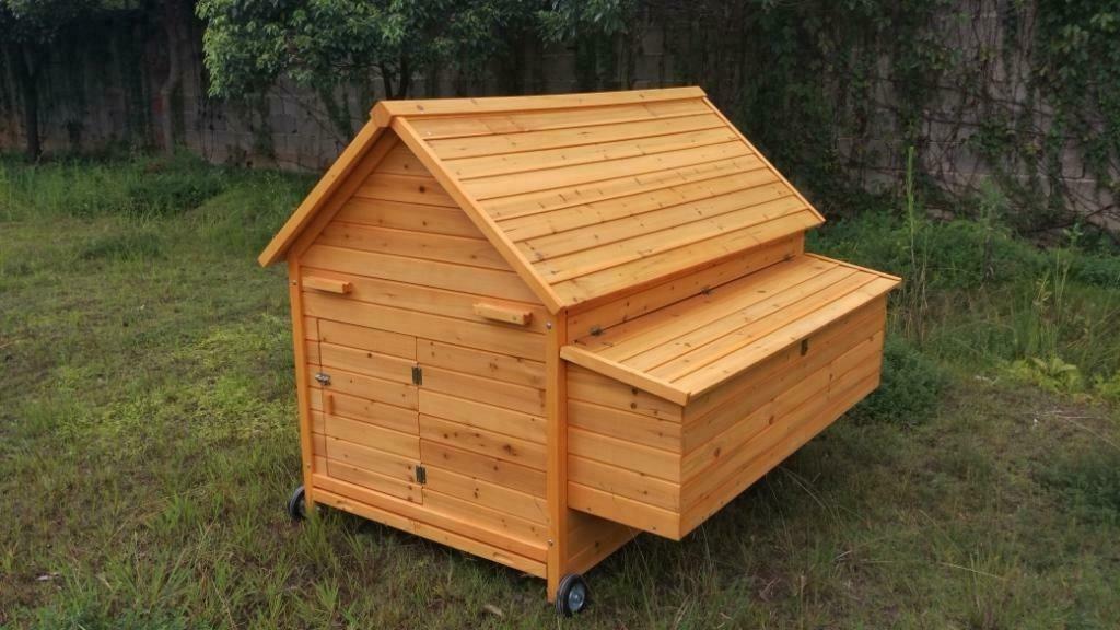 Poulailler MOBILE 15 poules abri poule caille coq GEANT XXL, Animaux & Accessoires, Envoi, Neuf, Poulailler