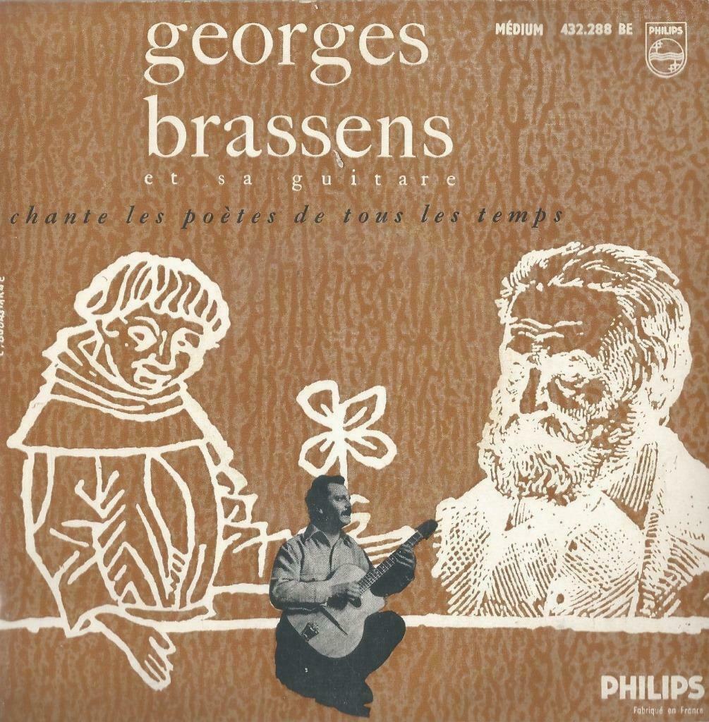 Georges Brassens – Le grande chene / Le fantome –  EP, Gebruikt, 7 inch, Ophalen of Verzenden, Pop