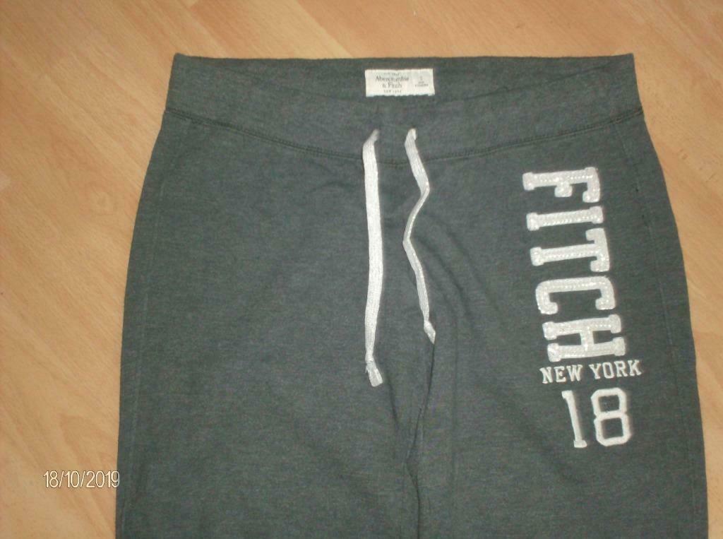 TRAININGSBROEK GRIJS MERK AMBERCROMBI & FITCH  – MAAT S, Neuf, Gris, Enlèvement ou Envoi, Taille 36 (S)