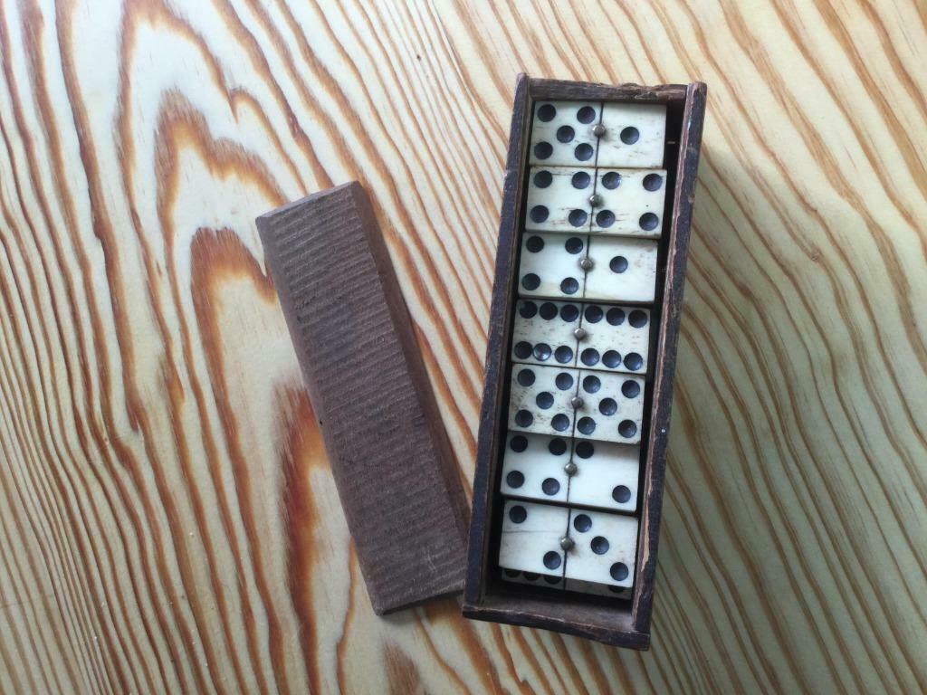 vintage domino steentjes, Antiek en Kunst, Ophalen