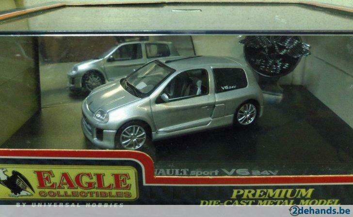 1:43 Universal Hobbies 1816 Renault Clio Sport V6 24V 1999, Hobby & Loisirs créatifs, Modélisme | Voitures & Véhicules, Utilisé