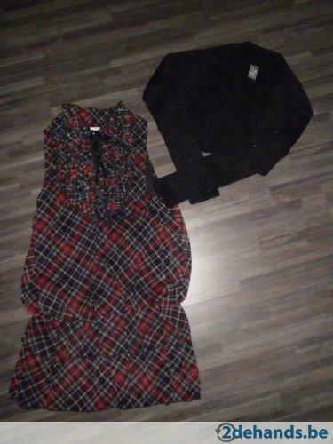 Prachtige set Mini mignon /Zara mt 128/8A!!!!, Utilisé, Fille, Robe ou Jupe