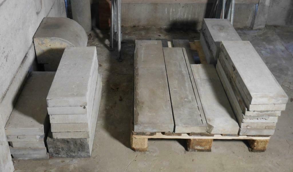 Seuils en pierre bleue (à récupérer à Asse), Bricolage & Construction, Enlèvement, Utilisé