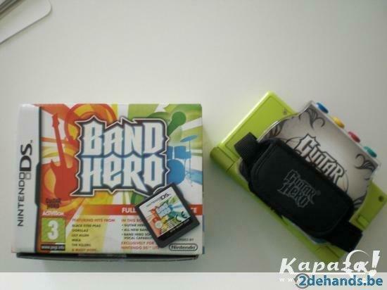 Band hero + grip + stylus + drum grip, Consoles de jeu & Jeux vidéo, Enlèvement ou Envoi, Utilisé