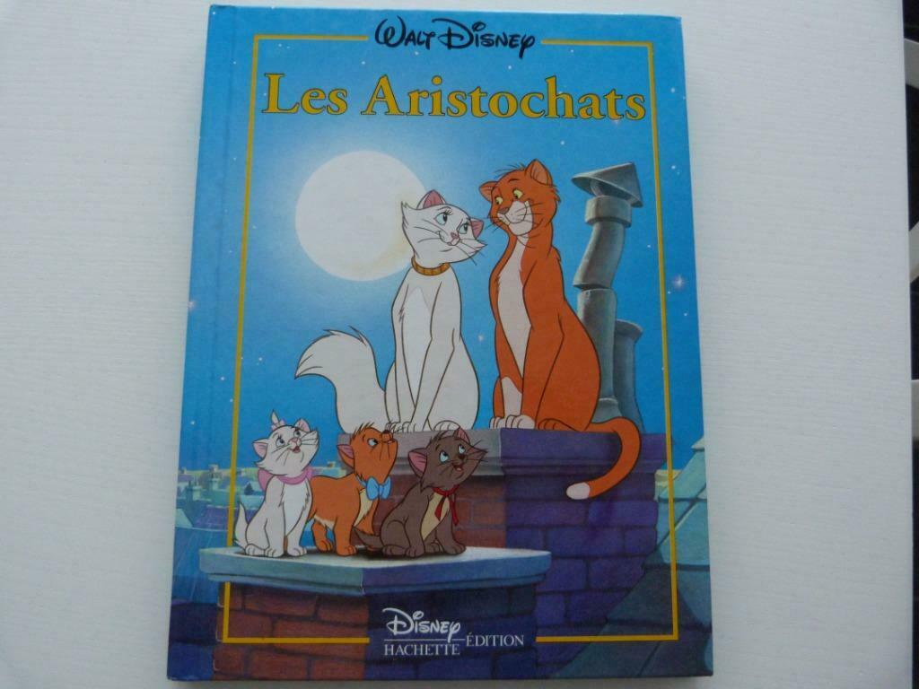 Les Aristochats [Livre], Collections, Disney, Comme neuf, Papier, Carte ou Papeterie, Autres personnages, Enlèvement ou Envoi