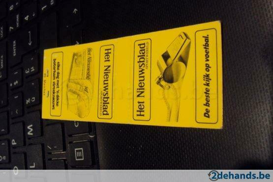 het nieuwsblad, Utilisé, Boîtes ou marques d'allumettes