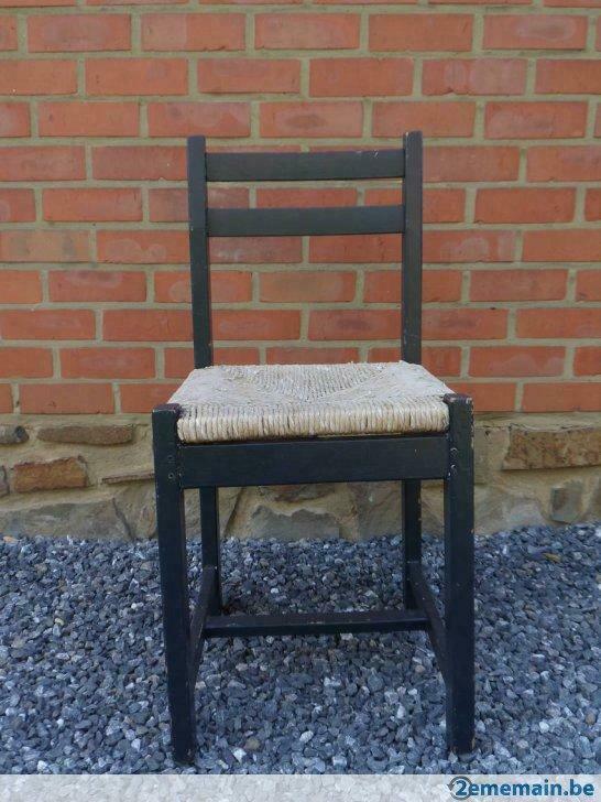 chaises paillées (4), Enlèvement, Utilisé