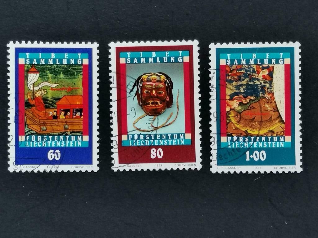Liechtenstein 1993 - Art Tibétain, Envoi, Affranchi