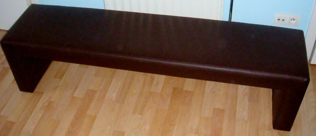 Banquette Revor, Look cuir, de 3-4 places (160 X 41 X 42 cm), Maison & Meubles, Enlèvement, Cuir