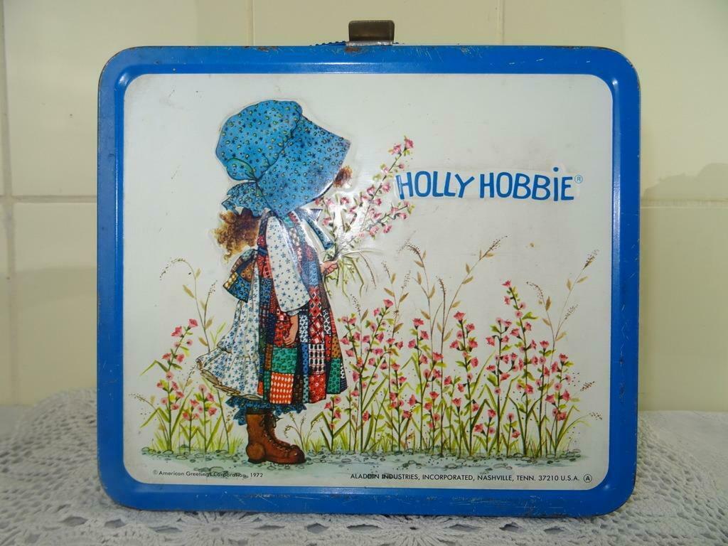 Holly Hobbie Vintage metalen lunchbox Alladin curiosa 1972, Ophalen of Verzenden