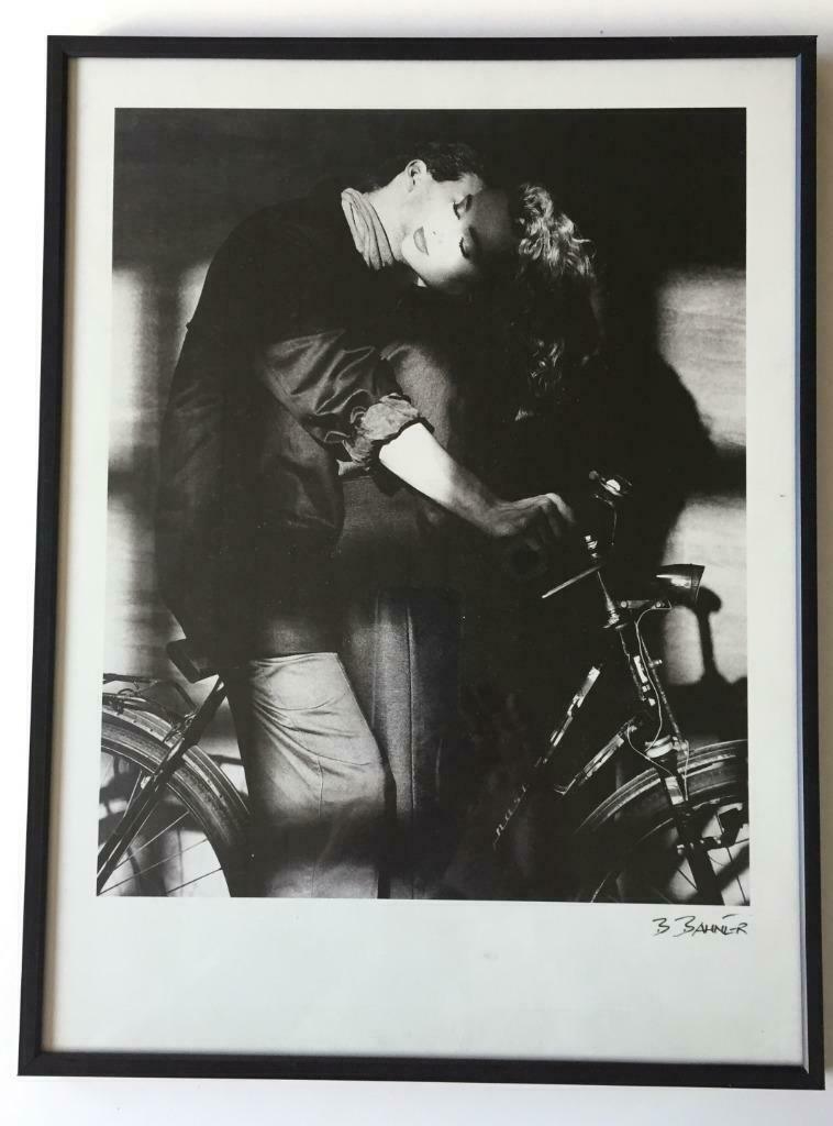 Zwart-wit poster in fotokader, Minder dan 50 cm, Ophalen of Verzenden, Zo goed als nieuw, Foto of Poster